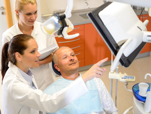 Man preparing for dental bridge in DuPont