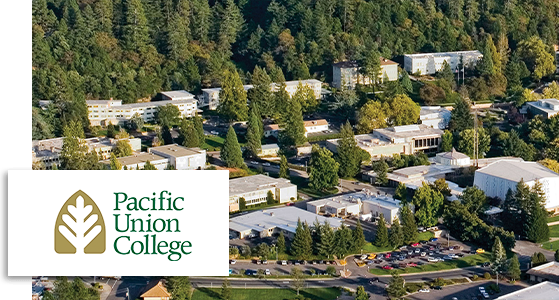Outside view of Pacific Union College