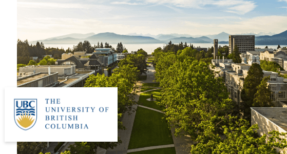 Outside view of the University of British Columbia