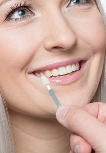 patient getting veneers