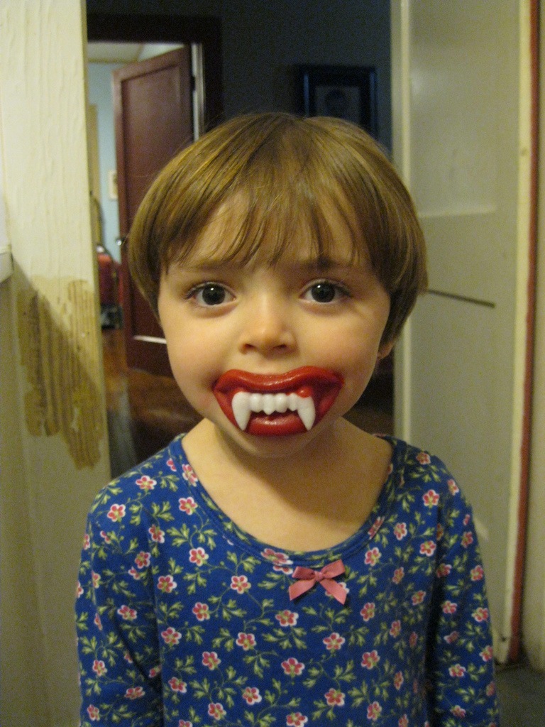 Halloween Wax Lips and Teeth - Devoted Family Dental