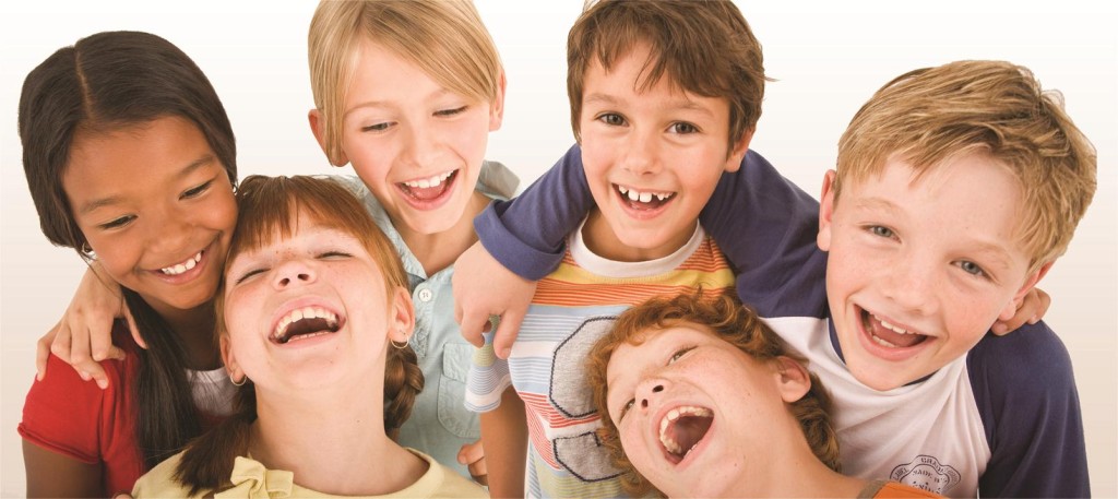 kids laughing