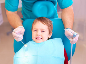 40826191 - little kid patient afraid of dentist while visiting dental clinic