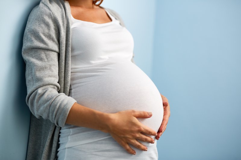 a pregnant woman